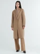 Пальто осеннее длинное женское Uniqlo 300297649 M Коричневое (1159800084) - изображение 2