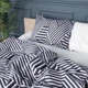 Наволочка MirSon Бязь 17-0629 Diamond Black White 40х40 см (2200008464516) - изображение 3
