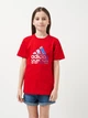 Детская футболка Adidas U Bl Gt IB9161 110-116 см Better Scarlet (4066745025162) - изображение 1