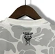 Футболка Bape Inter Miami серого цвета размер L. - изображение 4