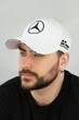 Бейсболка унисекс Braxton Mercedes 58180 56-58 Белый (58288) - изображение 1
