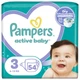 Підгузки Pampers Active Baby Розмір 3 (6-10 кг) 54 шт (8001090948977) (153110) - зображення 1
