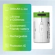 2 Батарейки аккумуляторные CR2 с USB TYPE-C 300mAh Smartoools 3.7V + кабель (Блистер) (16223-2) - изображение 6