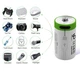 2 Батарейки аккумуляторные CR2 с USB TYPE-C 300mAh Smartoools 3.7V + кабель (Блистер) (16223-2) - изображение 8