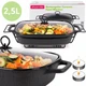 Марміт Kamille із кераміки прямокутний 43 см x 21,5 см x 11 см 2,5 л з підставкою (чорний) - зображення 8