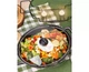 Мармит Kamille из керамики овальный 43 см x 26,5 см x 12 см 3,5 л с подставкой (черный) - изображение 5