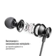 Наушники СolorWay 3.5 mm Wired Earphone UrbanBeat Black (cw-wd03bk) - изображение 5