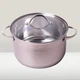 Кастрюля Kamille из нержавеющей стали 5,1 л с крышкой и стальными ручками, 7-слойное дно (Ø22 см x 13,5 см), 4722S - изображение 9