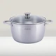 Кастрюля Kamille из нержавеющей стали 5 л с крышкой и полыми ручками - изображение 10