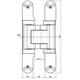 Петля прихована Simonswerk Tectus TE 541 3D FVZ RAL 9005 черная матовая, до 100 кг - зображення 2
