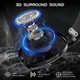 Беспроводная геймерская (Bluetooth + 2,4G) гарнитура Attack Shark L80 Black - изображение 4