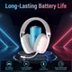 Беспроводная геймерская (Bluetooth + 2,4G) гарнитура Attack Shark L80 White - изображение 7