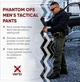 Тактичні штани Vertx Phantom Ops Tactical Cargo Pants Color: Black (VTX8600) W31 L34 - зображення 3
