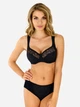 Бюстгальтер с косточками кружевной Rosme Annija 564717 100B Черный (4750484773605) - изображение 3