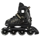 Роликовые коньки раздвижные Banwei 129 размер 31-34 Black-Gold - изображение 4