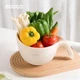 Миска з сітом Ecoco Молочна - зображення 1