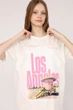 Футболка з коротким рукавом жіноча L колір білий YUKI ЦБ-00270556 - зображення 3