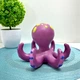 Розвиваюча іграшка Limo Toy для ванної Восьминіг-кільцеброс 17см Фіолетова (AQ 0001) - зображення 6