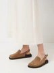 Женские сандалии замшевые Ashoes Клоги 008 41 26 см Нюд (ROZ6501005839) - изображение 2