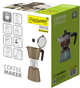 Гейзерная кофеварка Maestro Espresso Moka Алюминиевая Brown 300 мл (MR-1666-6-BROWN) - изображение 6