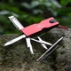 Мультитул манікюрний Almighty Eagle S315 7 інструментів і ліхтариком Red + Кейс - зображення 2