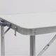 Раскладной комплект мебели 120×60×55 см белый складной стол с 4 стульями и отверстием для зонта - изображение 10