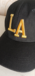 Кепка бейсболка LА (Los Angeles) unisex доросла жіноча чоловіча вишивка золота нитка чорна (155725) - зображення 3