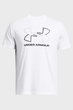 Футболка Under Armour UA GL FOUNDATION UPDATE SS S Білий 1382915-100 - изображение 3