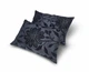 Комплект декоративных подушек Firanka Flowers 50х33см 2шт, черные с серым (п_0777) - изображение 1