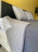 Євро покривало на ліжко двостороннє сірий /світло-сірий 220х240 - зображення 3