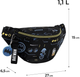 Сумка-бананка дитяча Kite Kids DC Batman 27x15x6.5 Чорна (DC25-2577) - зображення 2