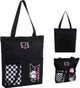 Сумка-шопер Kite Education Teens Kuromi 40.5x38x7 Чорна (HK25-586) - зображення 1