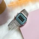 Наручные часы Casio A168WA-3A Серебристые\Голубой экран - изображение 9