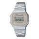 Наручные часы Casio A168WA-8A Серебристые\Бежевый экран - изображение 1