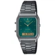 Наручные часы Casio AQ-230EGG-3A Графитовые\Зеленый циферблат - изображение 1