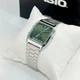 Наручные часы Casio AQ-230A-3A Серебристые\Оливковый циферблат - изображение 7