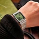 Наручные часы Casio AQ-230A-3A Серебристые\Оливковый циферблат - изображение 9