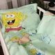 Наволочка детская MirSon Kids Time 17-0688 Спанч Боб и Патрик 45х45 см Бязь (2200010252859) - изображение 1