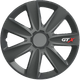 Колпаки на колеса R13 Versaco GTX Carbon Graphite графитового цвета - изображение 1