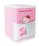 Детская электронная копилка сейф Hello Kitty с купюроприемником, электросейф для денег кодовым замком - изображение 1