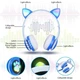 Беспроводные Bluetooth наушники с ушками Cat Ear VZV-23M с LED подсветкой - изображение 3