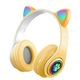 Беспроводные Bluetooth наушники с ушками Cat Ear VZV-23M с LED подсветкой - изображение 8