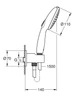 Душевой гарнитур GROHE TEMPESTA 26406003 - изображение 2