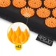 Коврик акупунктурный с валиком 4FIZJO Classic Mat Аппликатор Кузнецова Black/Orange (P-5907222931752) - изображение 12