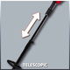 Кусторез телескопический Einhell GC-HH 5047 (500 Вт, длина шины/ножа 58,5 см/47 см) - изображение 3