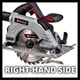 Пила циркулярная аккумуляторная Einhell TE-CS 18/190 Li-Solo New (4331210) - изображение 3
