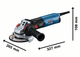 Профессиональная болгарка Bosch GWS 14-125 S : 1400 Вт, диск 125мм, с регулировкой оборотов - изображение 2