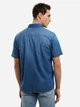 Сорочка джинсова літня чоловіча Big Star Short Sleeve Western 377 2XL Синя (5900714833480) - зображення 2