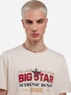 Koszulka męska bawełniana Big Star Enifer 103 2XL Beżowa - obraz 5