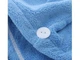 Тюрбан-полотенце из микрофибры для волос HairTowel, синий - изображение 4